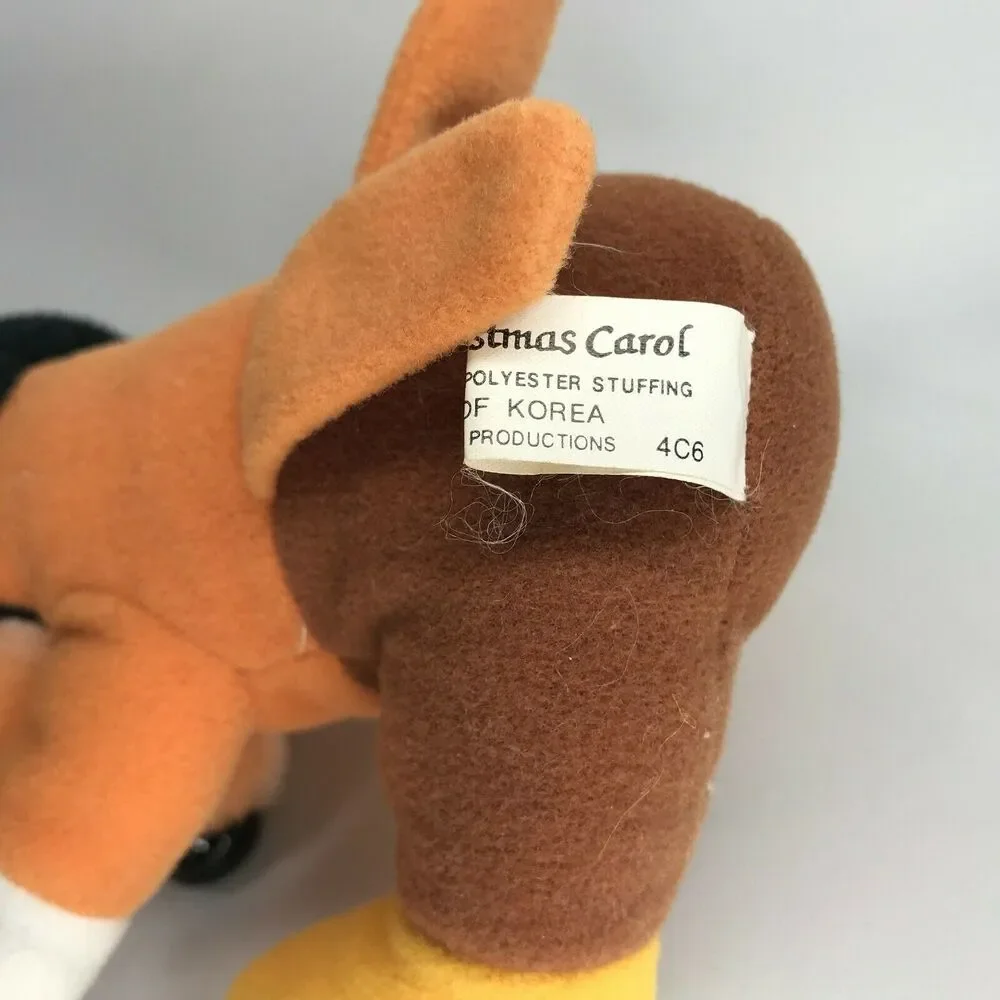 Vintage 1984 Hardee’s Disney Mickey’s Christmas Carol Plush Toy MICKEY MOUSE 7